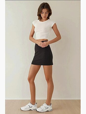 Mini-jupe ajustée taille haute hiccup