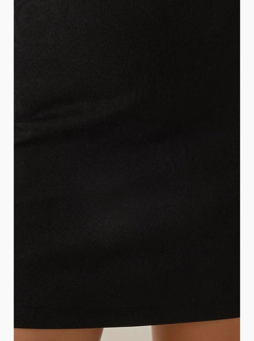 Mini-jupe ajustée taille haute hiccup - Kiabi Mini-jupe ajustée taille haute hiccup - Kiabi