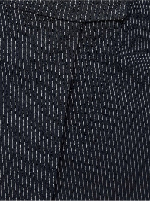 Mini-jupe asymétrique à rayures - Kiabi