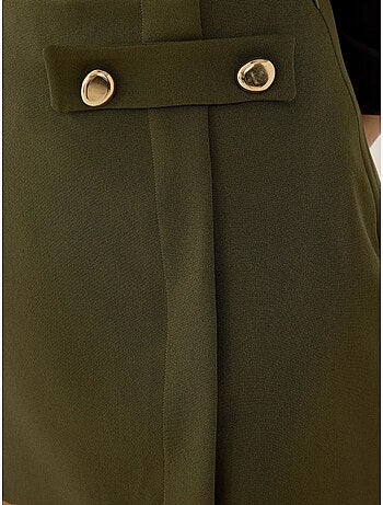 Mini-jupe avec détails boutonnés
