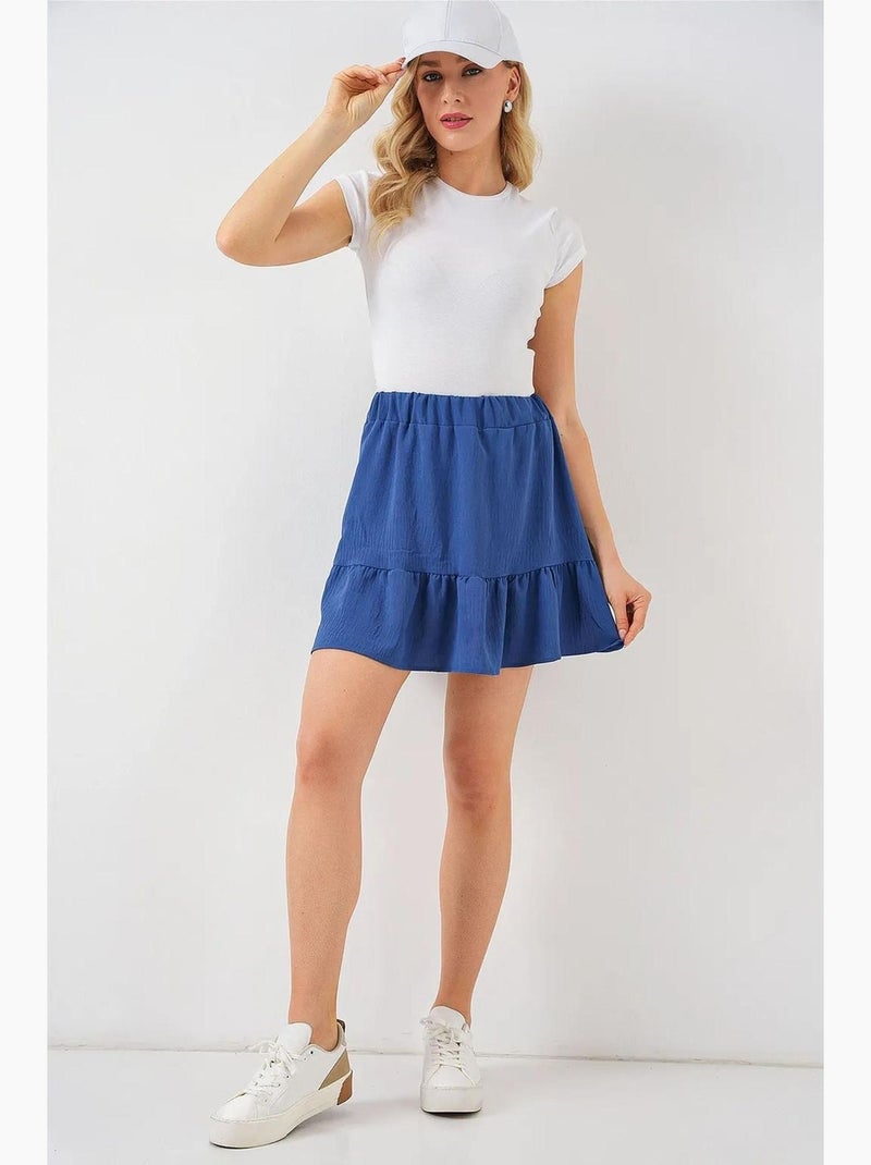 Mini-jupe ayrobin bdart Bleu cobalt - Kiabi