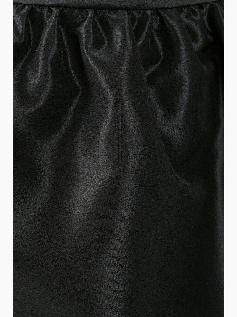 Mini-jupe ballon taille haute hiccup Noir - Kiabi