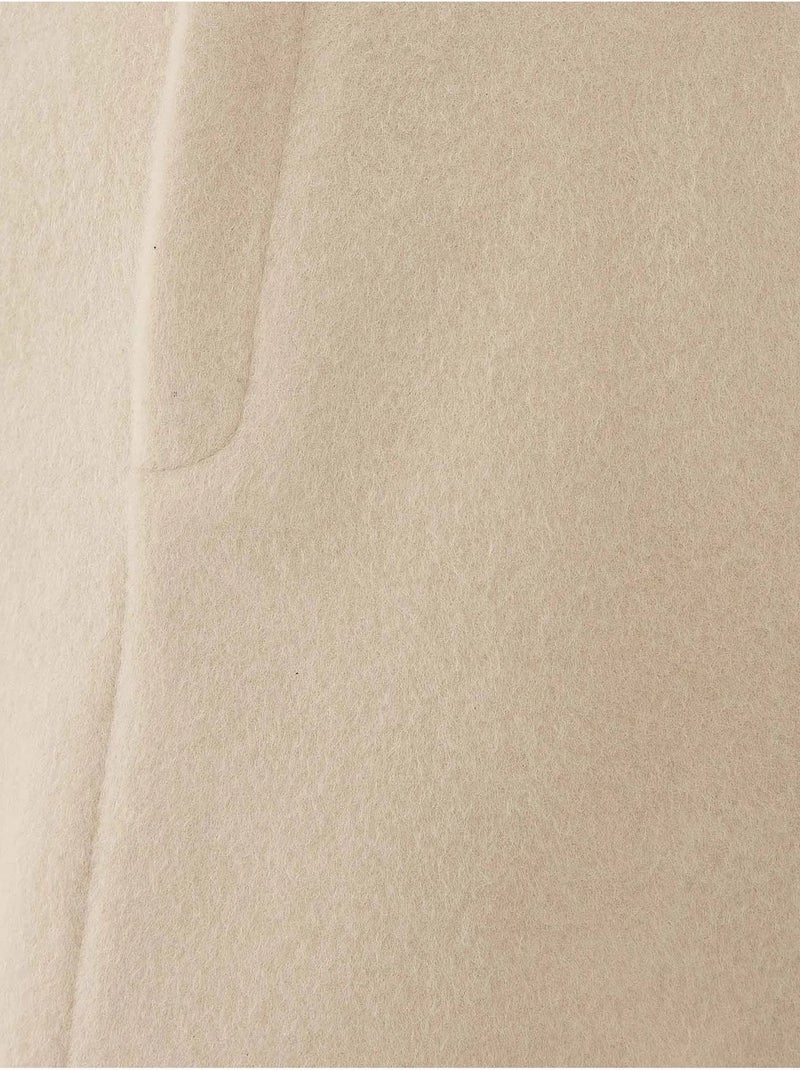 Mini-jupe ceinturée Beige naturel - Kiabi