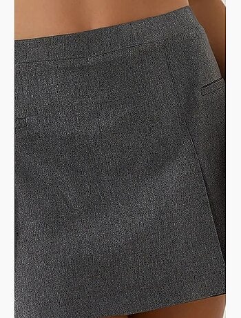 Mini-jupe droite taille haute hiccup