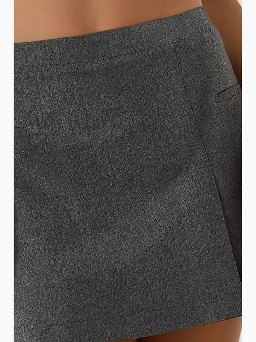 Mini-jupe droite taille haute hiccup - Kiabi Mini-jupe droite taille haute hiccup - Kiabi