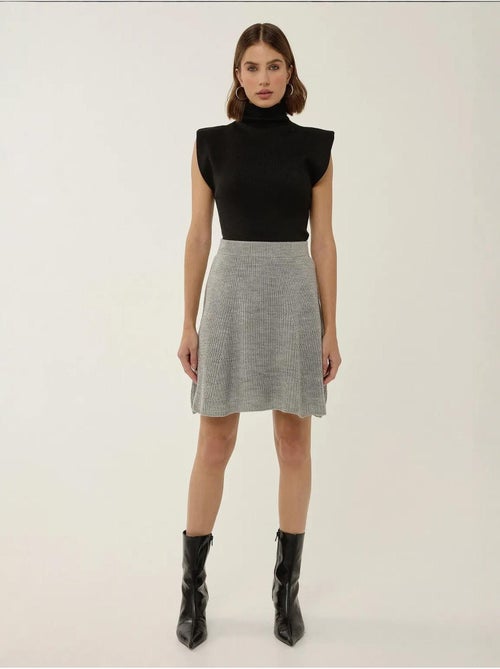 Mini-jupe en tricot - Kiabi