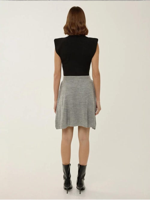 Mini-jupe en tricot - Kiabi