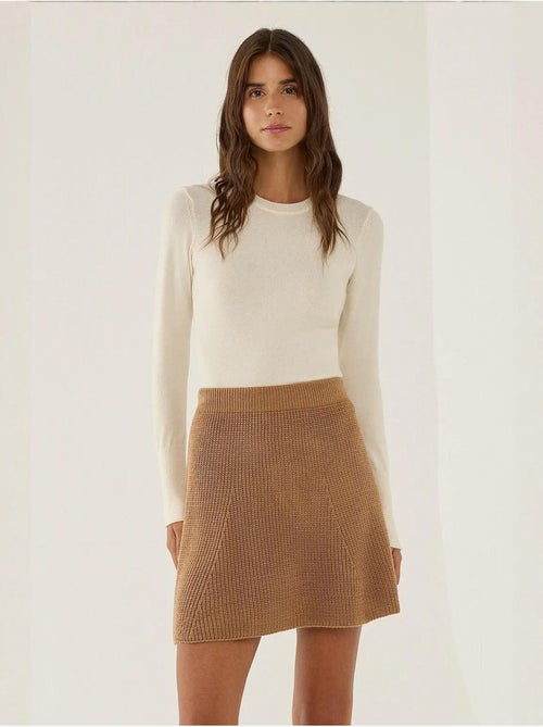 Mini-jupe en tricot - Kiabi