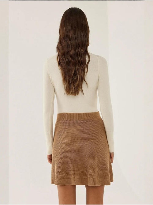 Mini-jupe en tricot - Kiabi