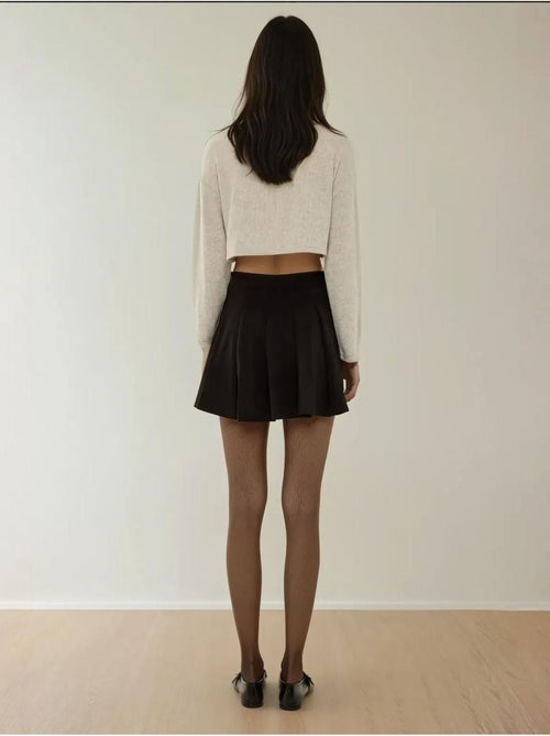 Mini-jupe plissée - Kiabi