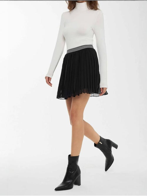 Mini-jupe plissée - Kiabi