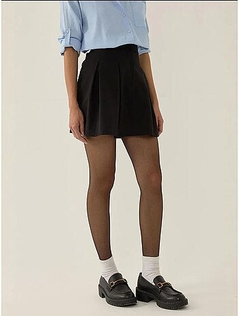 Mini-jupe plissée