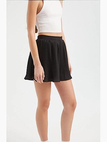Mini-jupe plissée taille haute hiccup