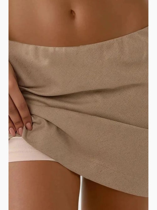 Mini-jupe taille basse hiccup - Kiabi