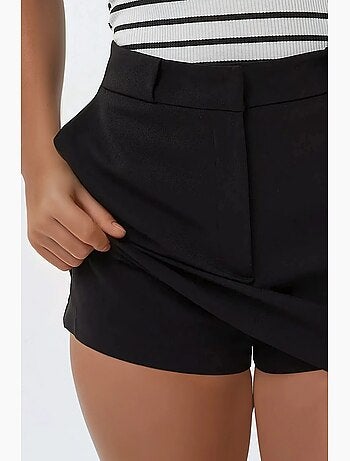 Mini-jupe taille haute avec détails arqués hiccup