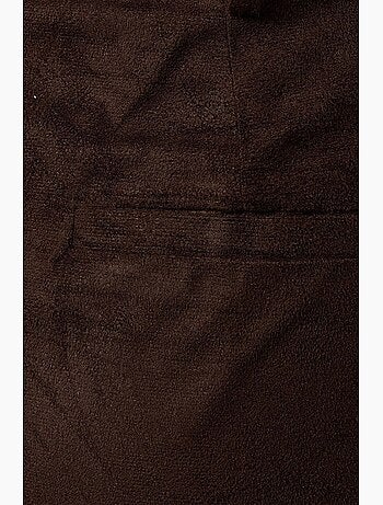Mini-jupe taille haute en faux daim hiccup