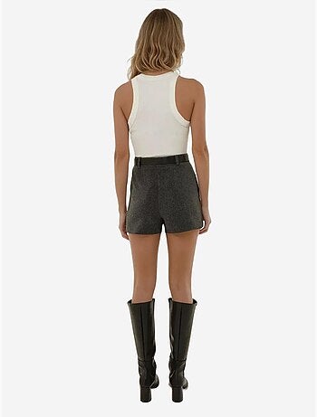 Mini-jupe taille haute