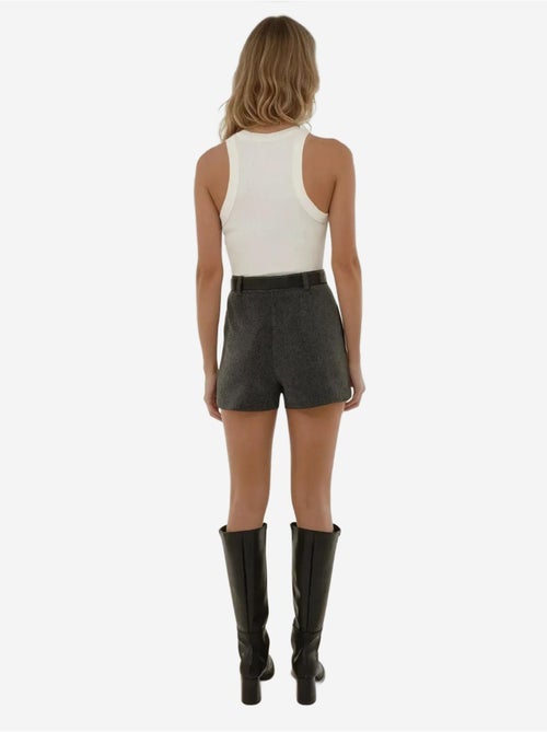 Mini-jupe taille haute - Kiabi