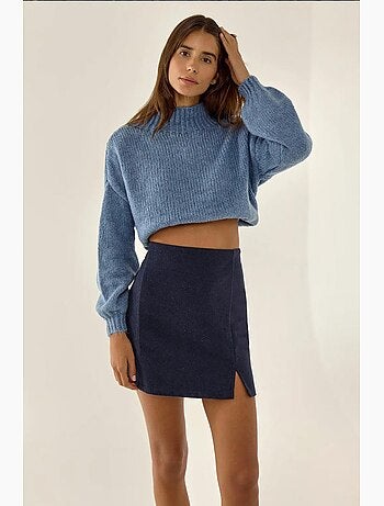 Mini-jupe taille haute hiccup