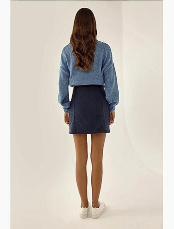 Mini-jupe taille haute hiccup