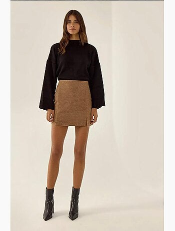 Mini-jupe taille haute hiccup