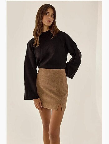 Mini-jupe taille haute hiccup