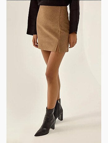 Mini-jupe taille haute hiccup