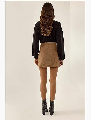 Mini-jupe taille haute hiccup