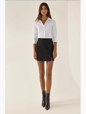 Mini-jupe taille haute hiccup