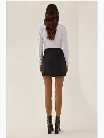 Mini-jupe taille haute hiccup