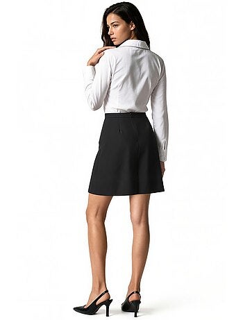 Mini-jupe trapèze taille haute hiccup