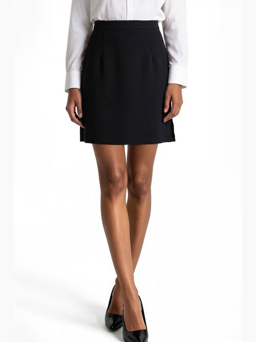 Mini-jupe trapèze taille haute hiccup - Kiabi Mini-jupe trapèze taille haute hiccup - Kiabi