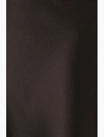 Mini-jupe unie en satin hiccup