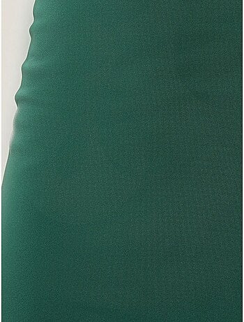 Mini-jupe unie en satin