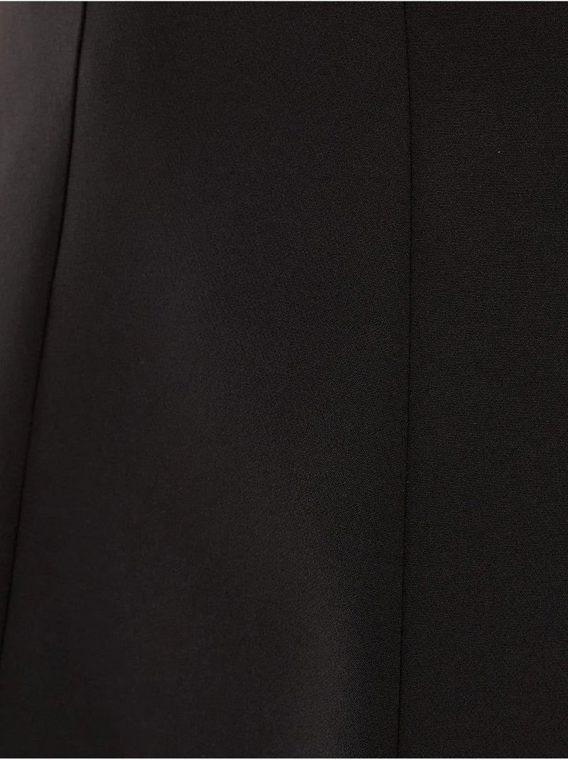Mini-jupe unie Noir - Kiabi