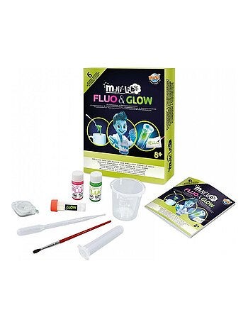 Mini lab fluo and glow - Coffret 6 experiences