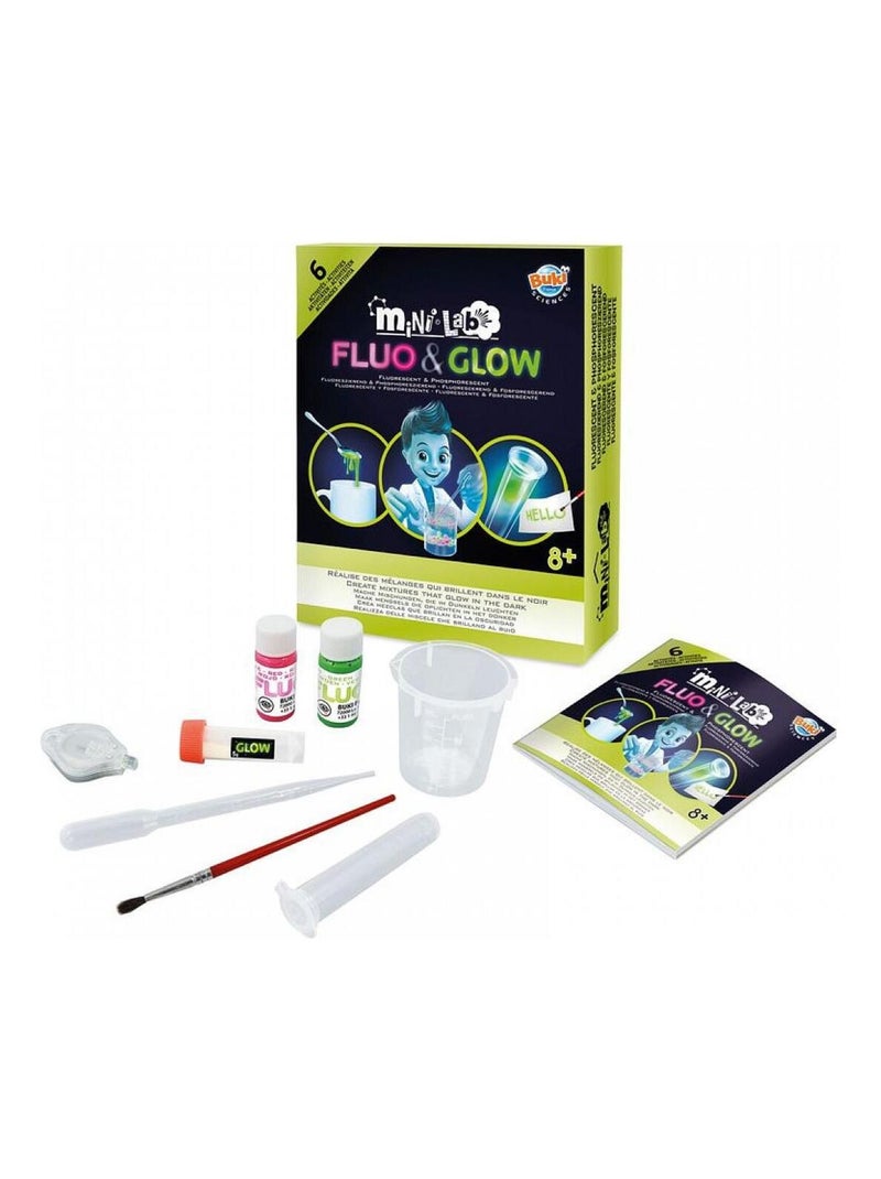 Mini lab fluo and glow - Coffret 6 experiences N/A - Kiabi
