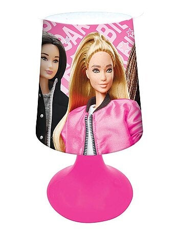 Mini lampe de chevet veilleuse sans fil Barbie