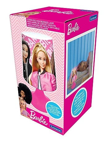 Mini lampe de chevet veilleuse sans fil Barbie