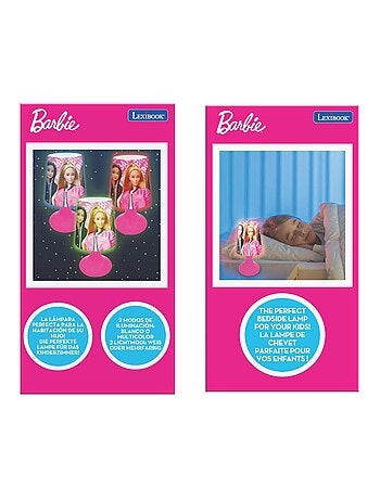 Mini lampe de chevet veilleuse sans fil Barbie
