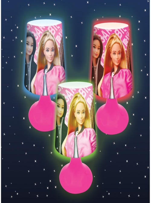 Mini lampe de chevet veilleuse sans fil Barbie - Kiabi