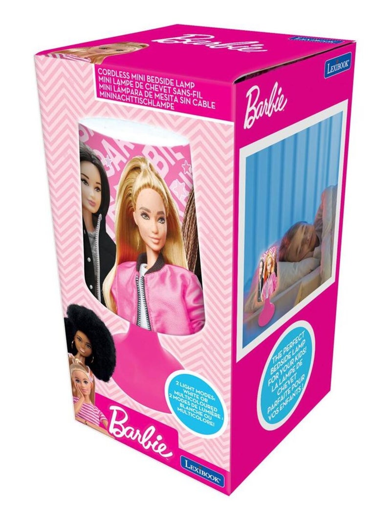 Mini lampe de chevet veilleuse sans fil Barbie Rose - Kiabi