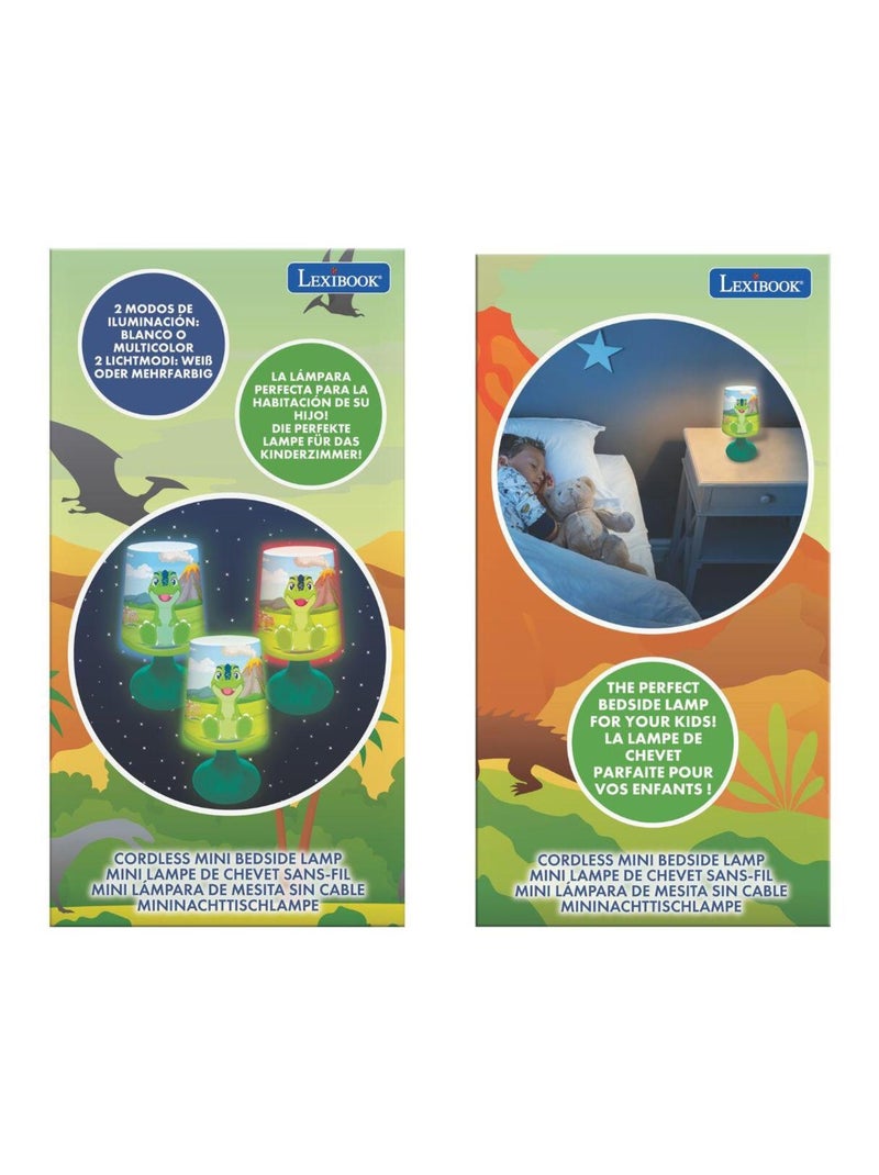 Mini lampe de chevet veilleuse sans fil Dinosaure Vert - Kiabi