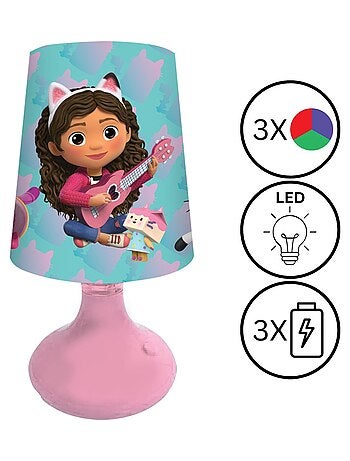 Mini lampe de chevet veilleuse sans fil Gabby et la Maison Magique