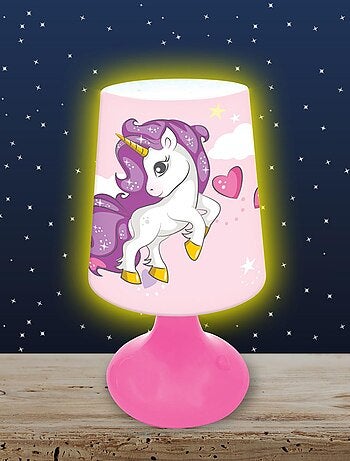 Mini lampe de chevet veilleuse sans fil Licorne