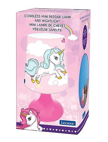 Mini lampe de chevet veilleuse sans fil Licorne