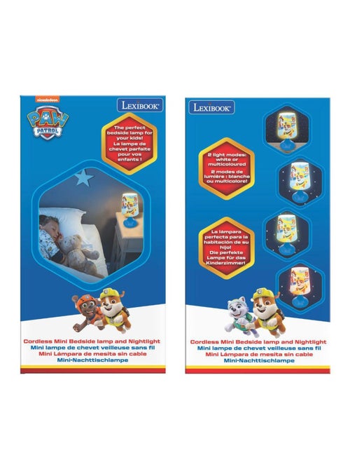 Mini lampe de chevet veilleuse sans fil Pat’ Patrouille - Kiabi Mini lampe de chevet veilleuse sans fil Pat’ Patrouille - Kiabi