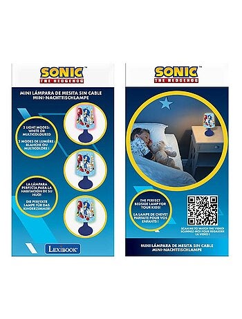 Mini lampe de chevet veilleuse sans fil Sonic