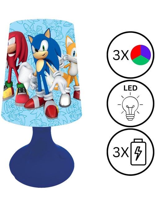 Mini lampe de chevet veilleuse sans fil Sonic - Kiabi
