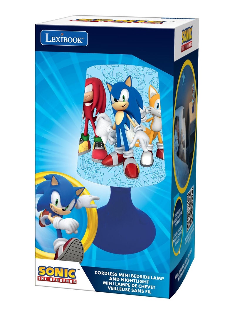 Mini lampe de chevet veilleuse sans fil Sonic Bleu - Kiabi